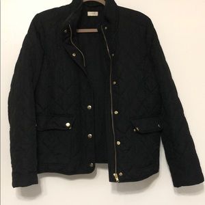 J Crew Black Coat